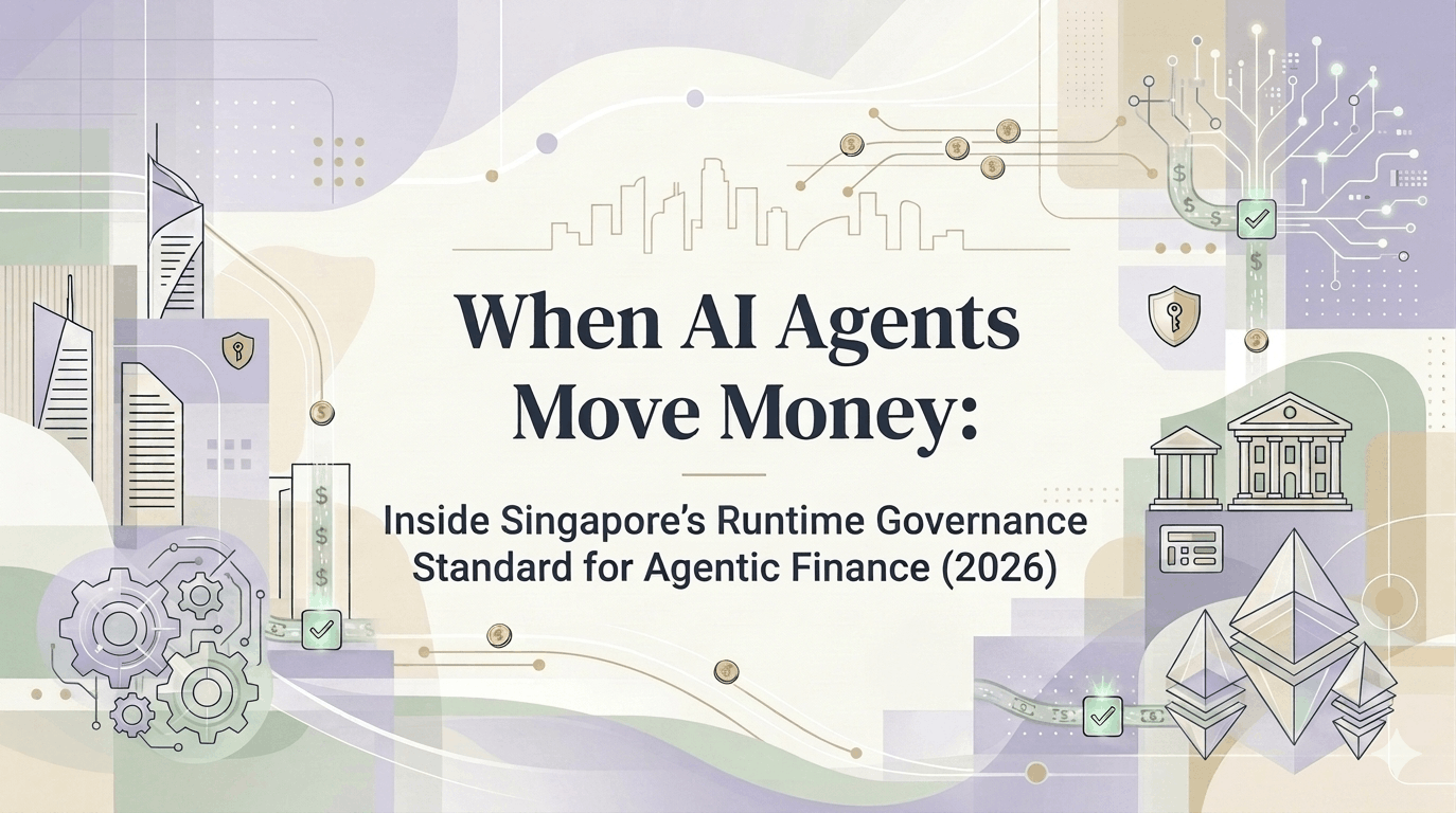 When AI Agents Move Money: Inside Singapore's Runtime Governance Standard for Agentic Finance (2026)